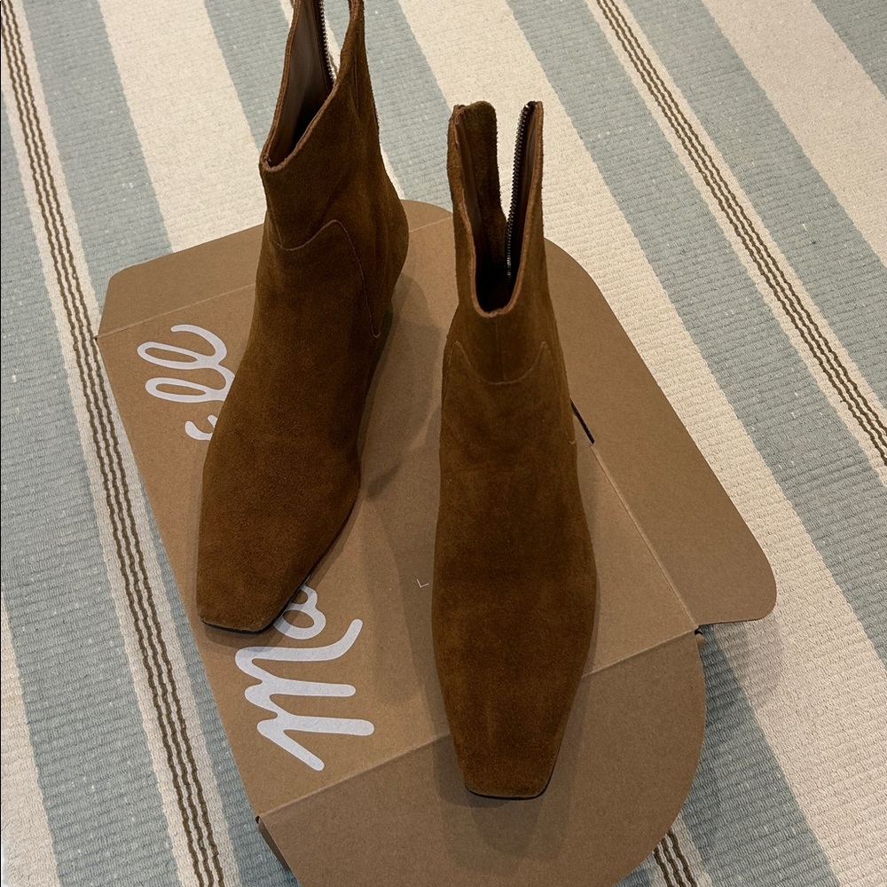 Madewell The Lexie Ankle Boot in Warm Chestnut